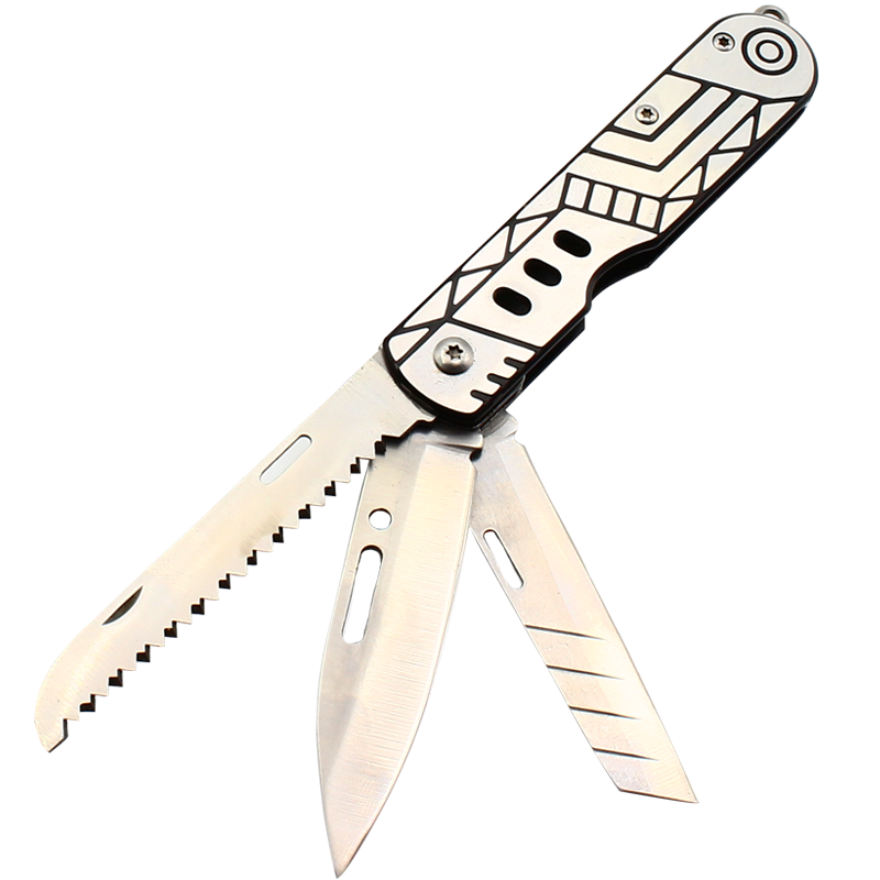 A small knife with a high-strength folding multi-purpose camping and a stainless steel-discretion delivery