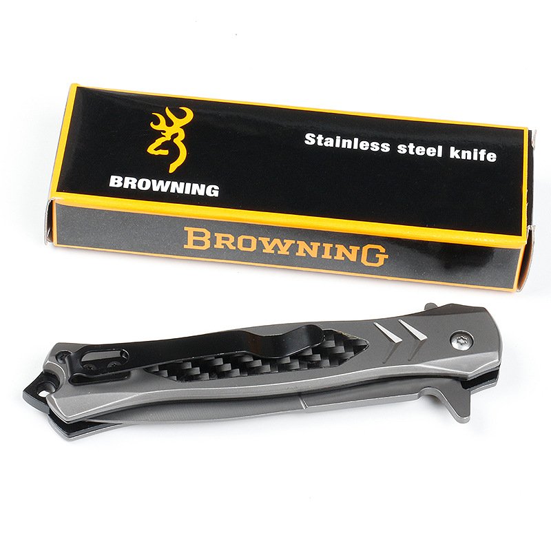 An outdoor knife, a multi-purpose folder, a high-strength knife and a fruit knife for the camping tools