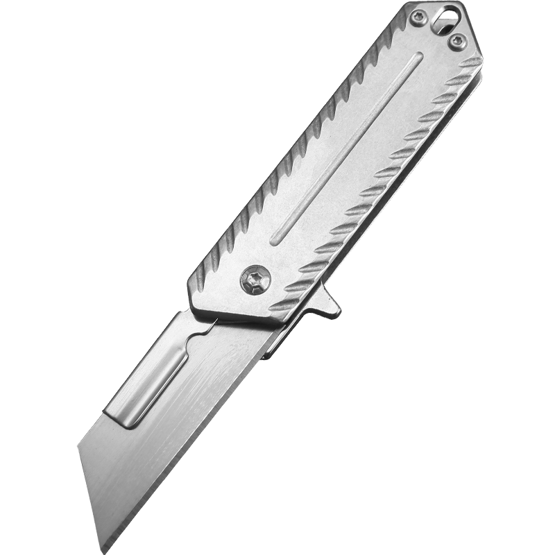 The unretainable steel-working knife outside the house, with a high-strength sharp-default, folding knife, and a small knife for camping