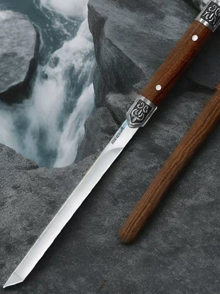 The camper's sharp and straight, with a very hard fruit knife