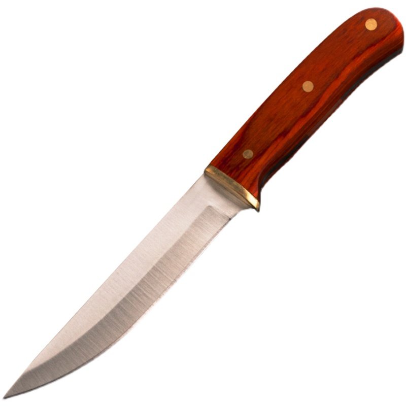 Heavy hands and a meat knife and a new meat knife