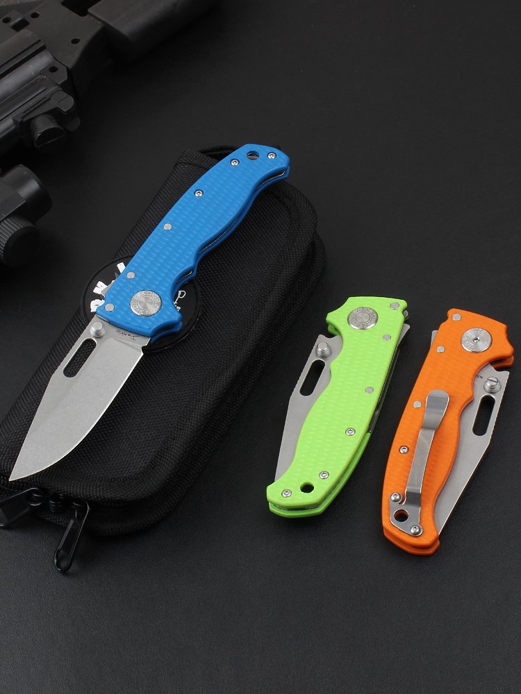 G10 HAND-HELD EXTERIOR FOLDING KNIFE, FRUIT KNIFE, CAMPING TOOL, MINI KNIFE
