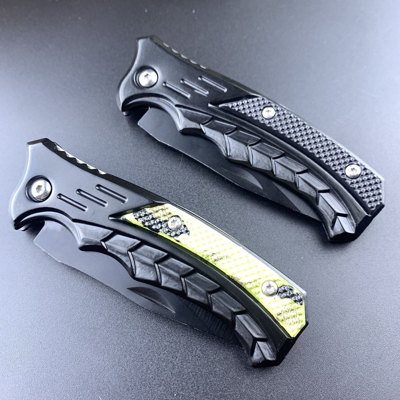 An outdoor folding knife, a multi-purpose knife for protection, with a knife and a cut fruit knife for the house