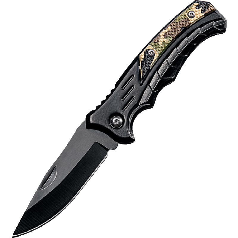 An outdoor folding knife, a multi-purpose knife for protection, with a knife and a cut fruit knife for the house