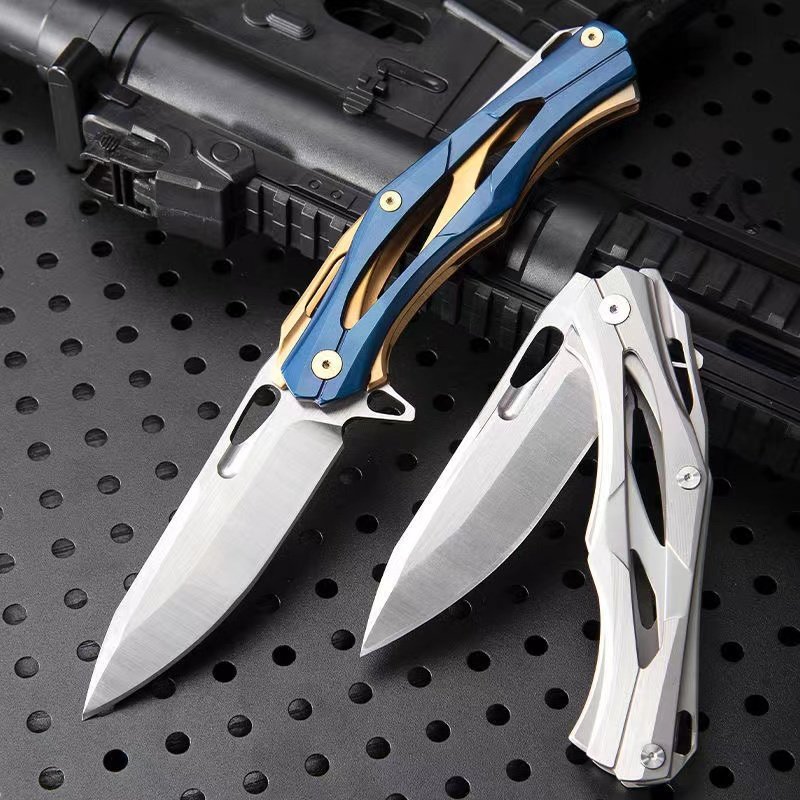Personally, a multi-purpose, folding knife on the outside, and it's easy to carry a knife and a fruit knife