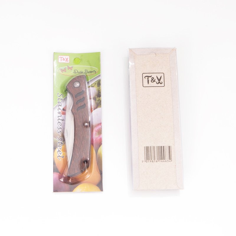 Folding the knife and light, multi-purpose keys to a fruit knife, out-of-door fishing, camping with a sharp drop of delivery