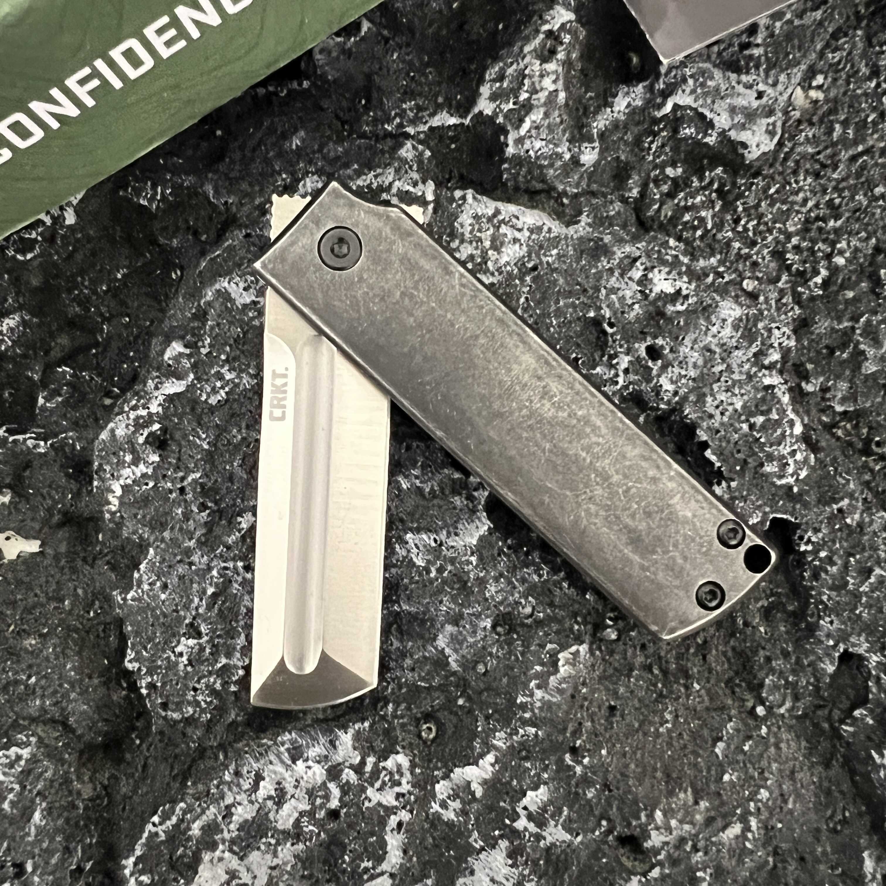 CRKT-5915 FOLDING KNIFE, DAILY CAMPING, FRUIT CUTTER, EDC SCAVENGER POCKET KNIFE