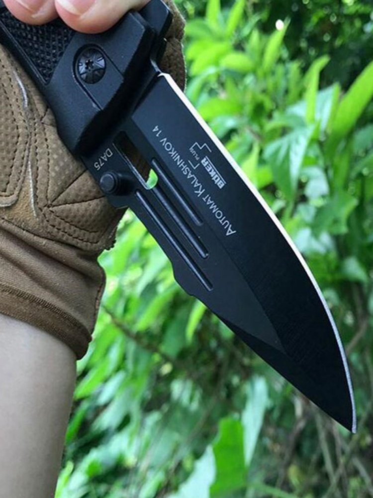Heavy handler camping for life, a small knife for protection, and a small knife for fruit and meat