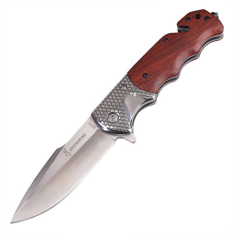 Folding knife, camping for high-strength Swiss defensive knife, field survival knife