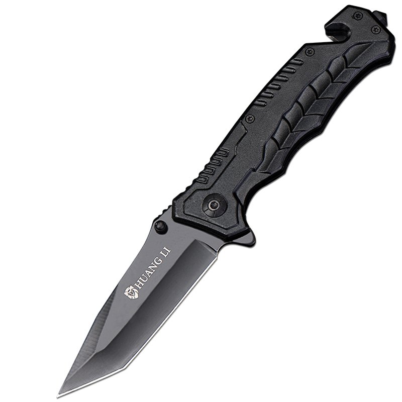 An outdoor knife with a folding knife, a cold knife, a high-strength knife, a tactical knife, a camping fruit knife