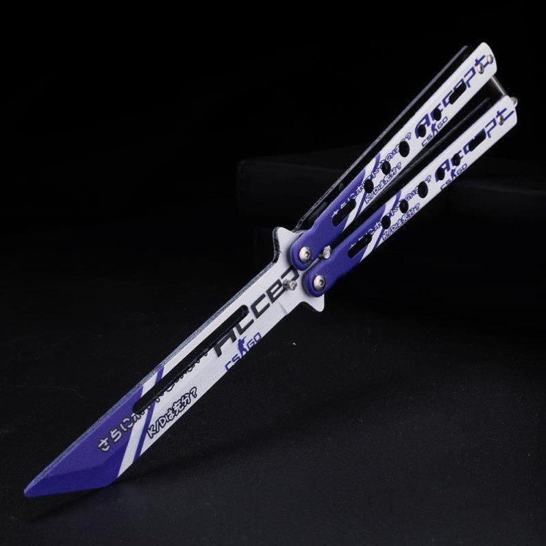 new specialty butterflies, csgo, uncut, stainless steel folding toy protection