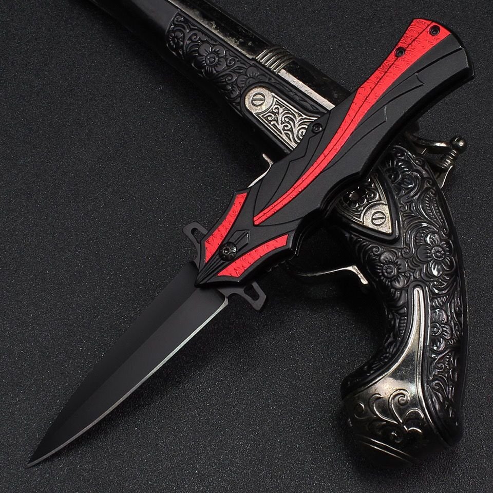 Folding knives, life-saving tools for camping, self-defense, cold weapons, high-strength, multi-purpose Swiss survival knife
