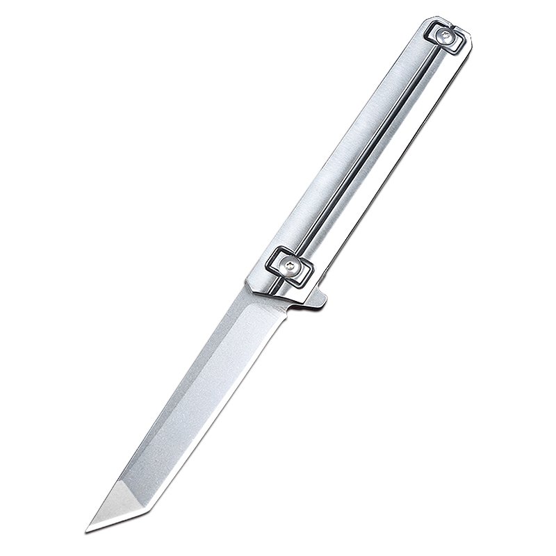 A FULL STEEL FOLDING KNIFE, AN OUTSIDE FOLDING KNIFE, A CNC HIGH-HARD EDGE KNIFE WITH A FIELD SURVIVAL KNIFE