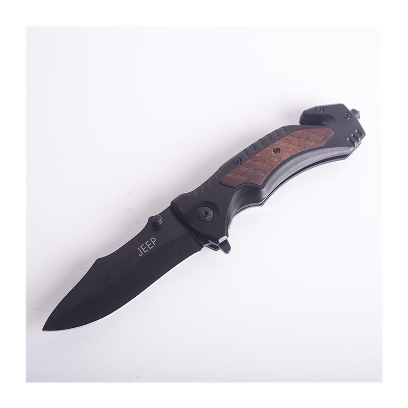 An outdoor knife with a folding knife, a multi-purpose survival knife, and a high-strength sharper use