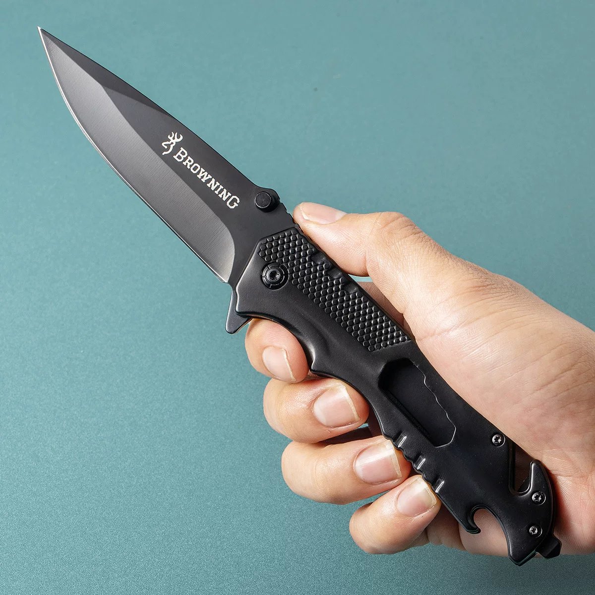 Swiss folding knife, sharp and sharp, with a knife and a fruit knife