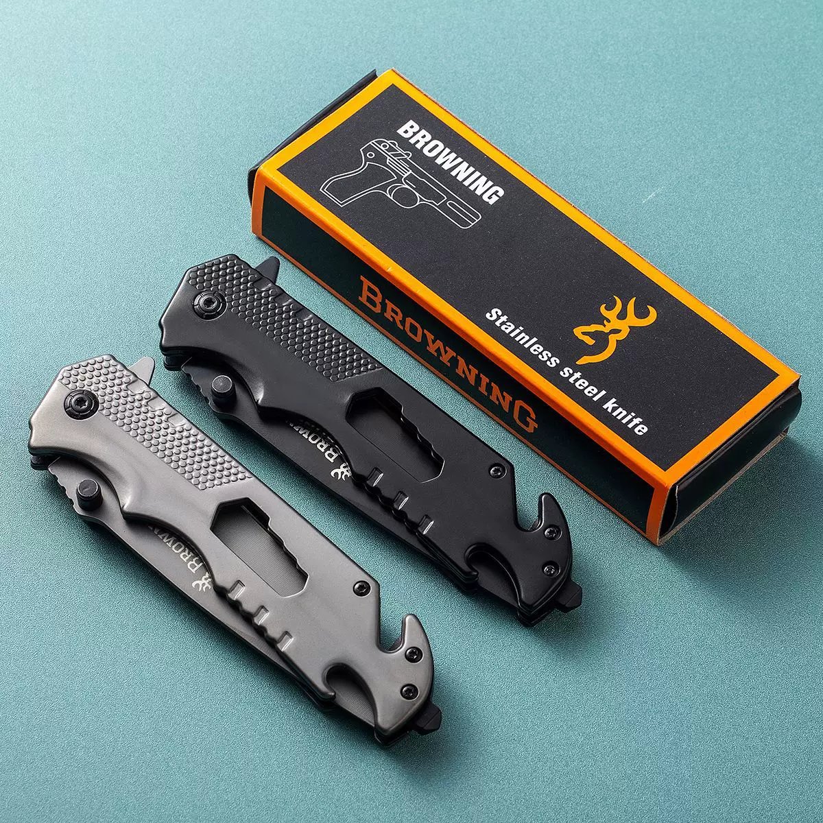Swiss folding knife, sharp and sharp, with a knife and a fruit knife