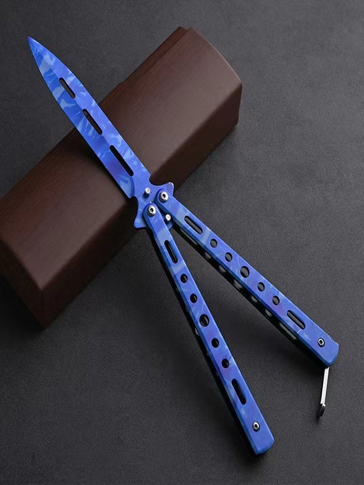 first scholar, the butterfly sword, csgo, exercises all-steel cleavage toy protection