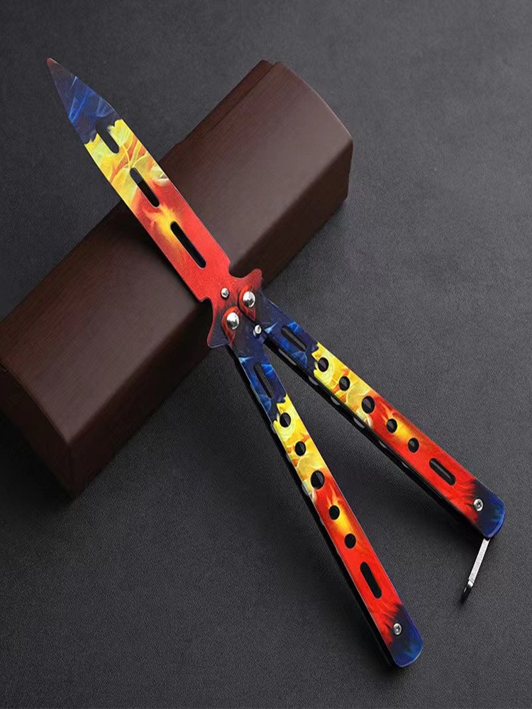 first scholar, the butterfly sword, csgo, exercises all-steel cleavage toy protection