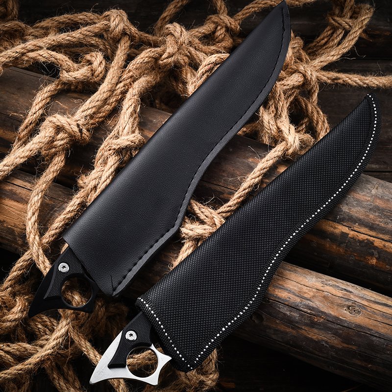 An outdoor knife for protection from the wilderness