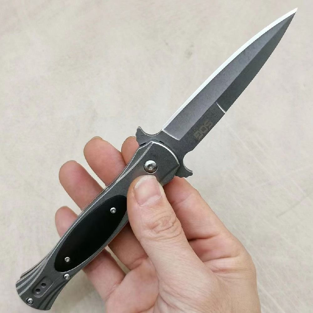 SOG FIELD CAMPING, FOLDING KNIFE DEFENSIVE WEAPONS WITH STAINLESS STEEL FRUIT KNIFE MULTI-PURPOSE OUTDOOR KNIFE SETS