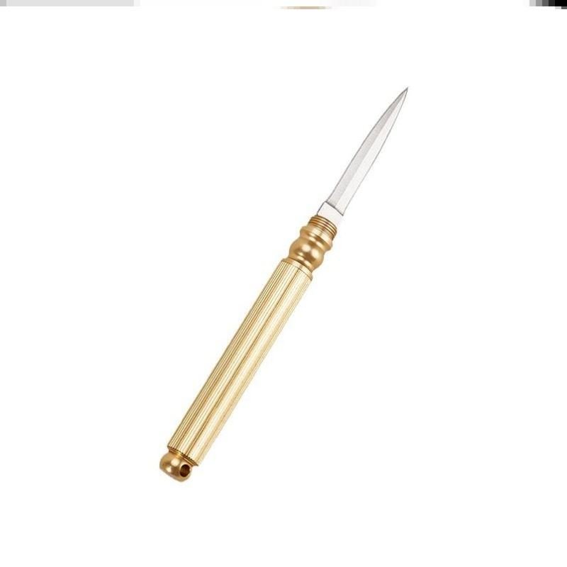 An outdoor multipurpose cartridge knife to protect yourself from you, and a multipurpose fruit knife with a broken window tool