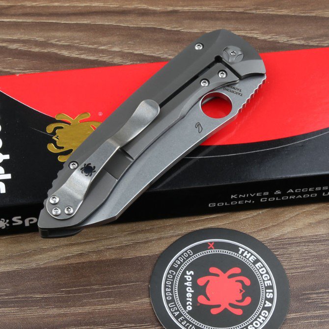 SPIDER C238TIP TITANIUM ALLOY. CAMPING HOUSE SHARP, HIGH HARD EDC BLADE