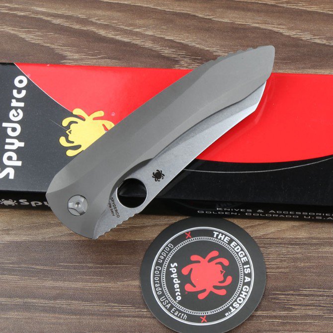 SPIDER C238TIP TITANIUM ALLOY. CAMPING HOUSE SHARP, HIGH HARD EDC BLADE