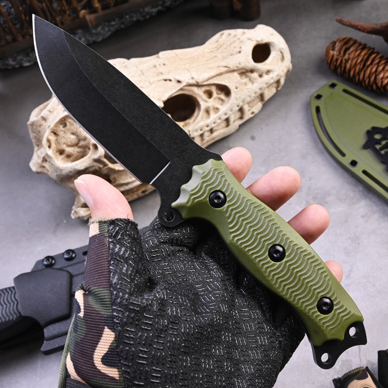 u.s. underbrush high-strength multi-purpose survival knife diver camping to survive boi knife