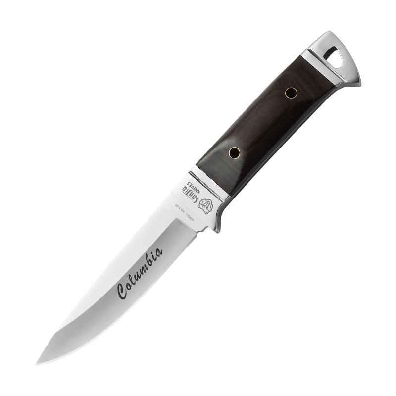The home fruit knife from the outdoors, the meat knife from the camp and the high-string knife