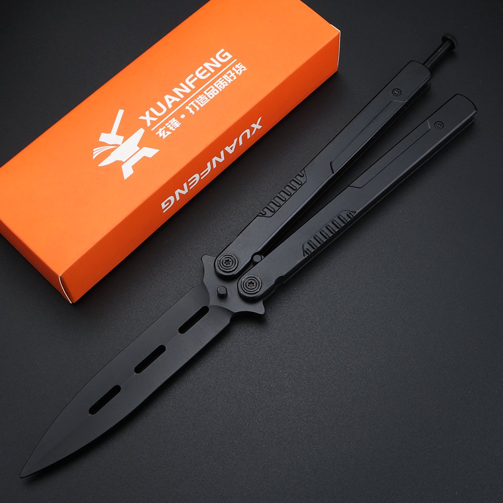 the 2nd-generation steel-quality butterfly knife, the csgo's folding knife, and the starter's training was unopened