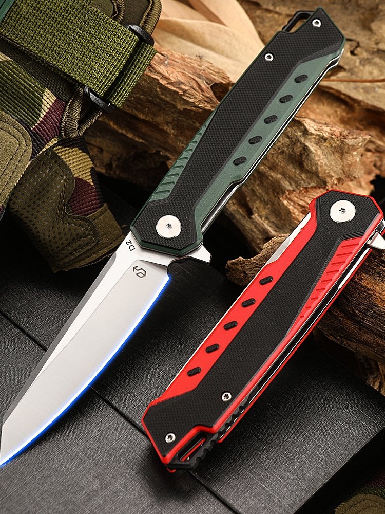 THE NEW FOLDING KNIFE, D2, IS VERY SHARP