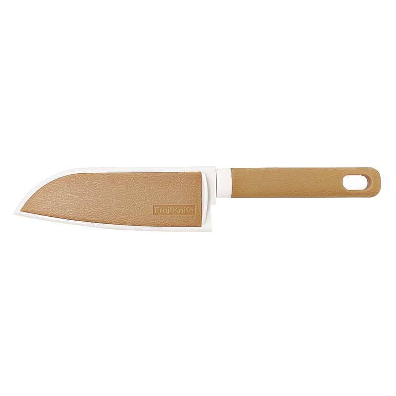 The stainless steel-fruit knife carries a sharp field cooker with it