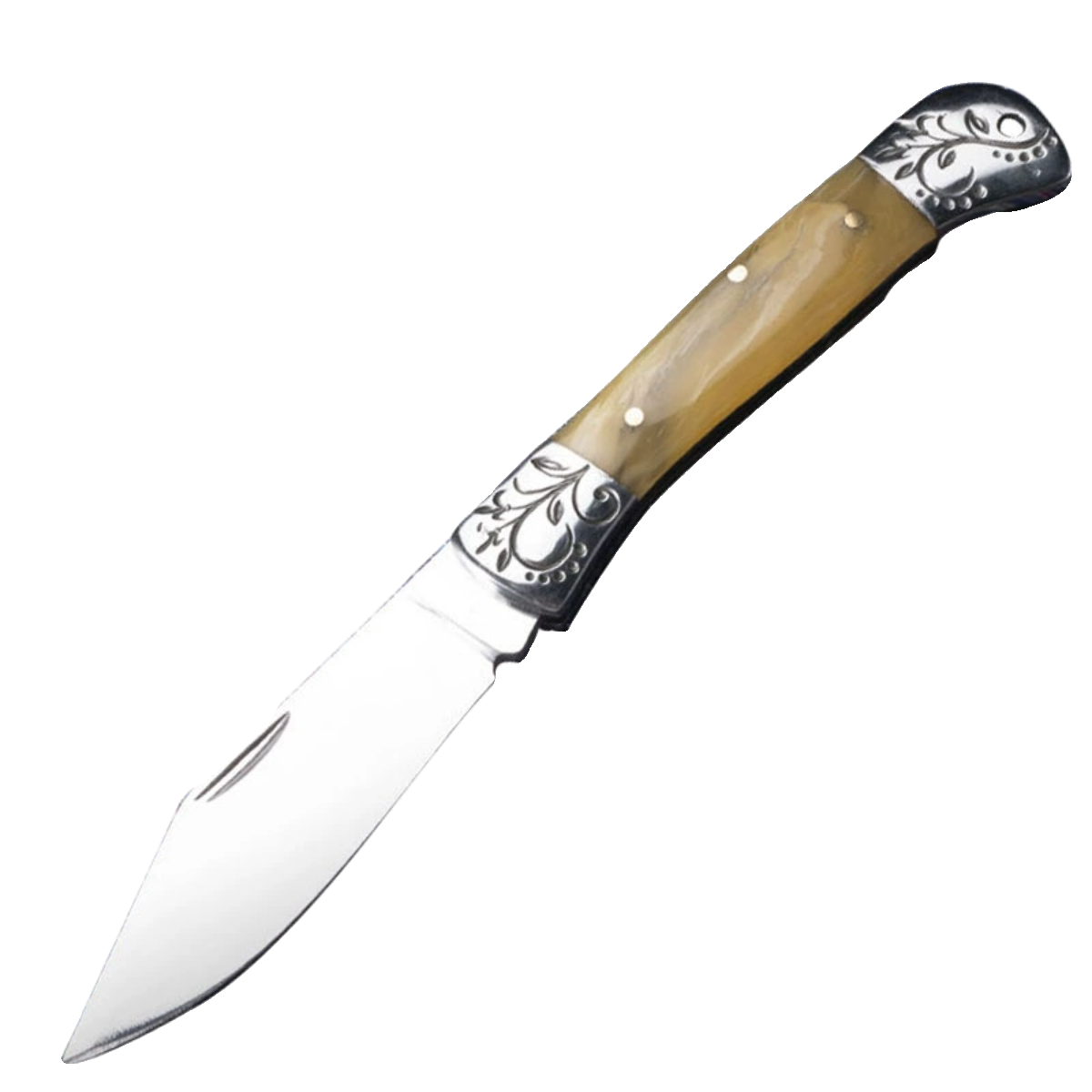 The high-hardness outdoor knife was a hand-made folding knife with a guacamole