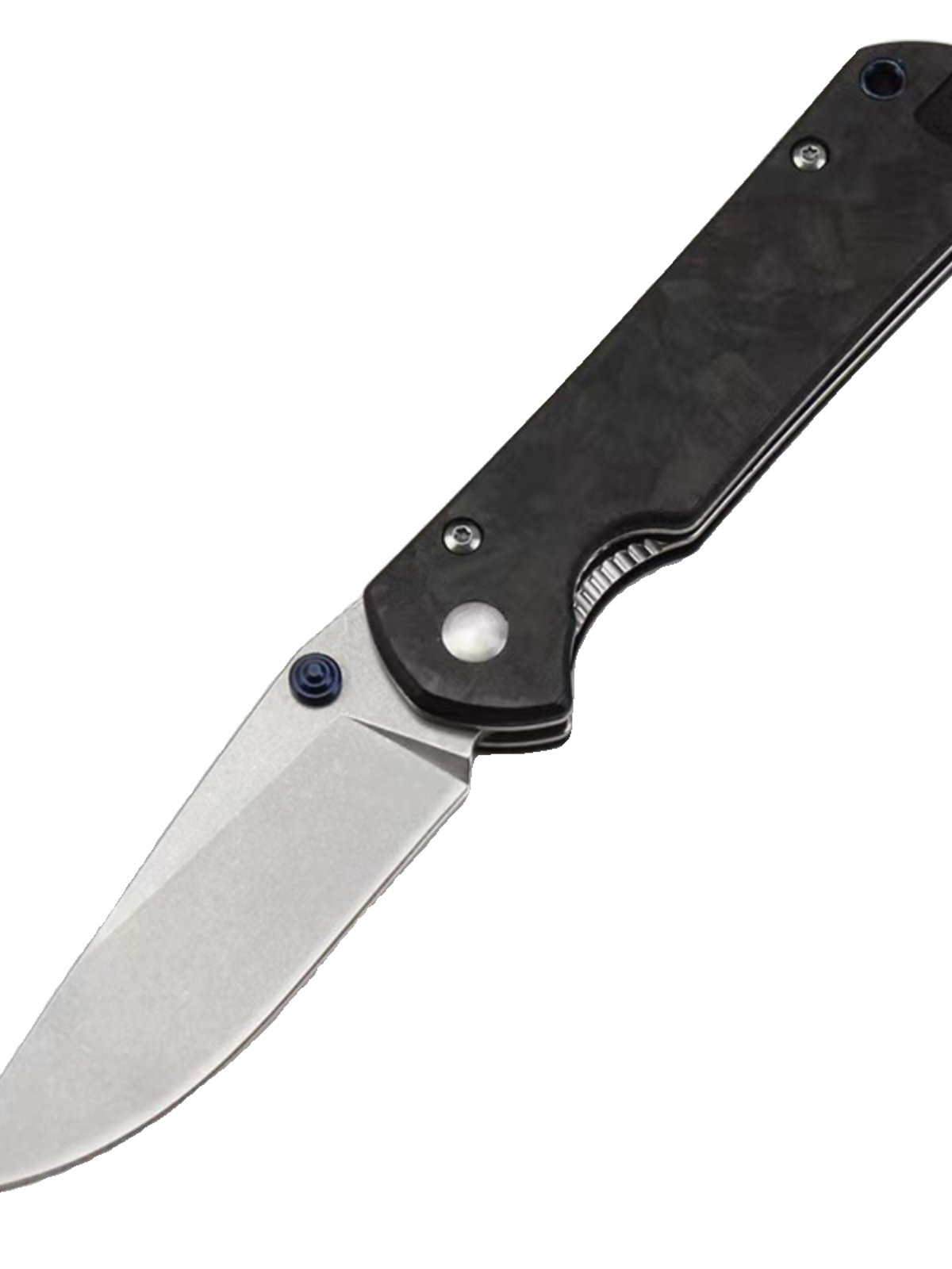 Chris's 12C27-high carbon-fibre folding knife camping emergency sharp collection with an edc knife