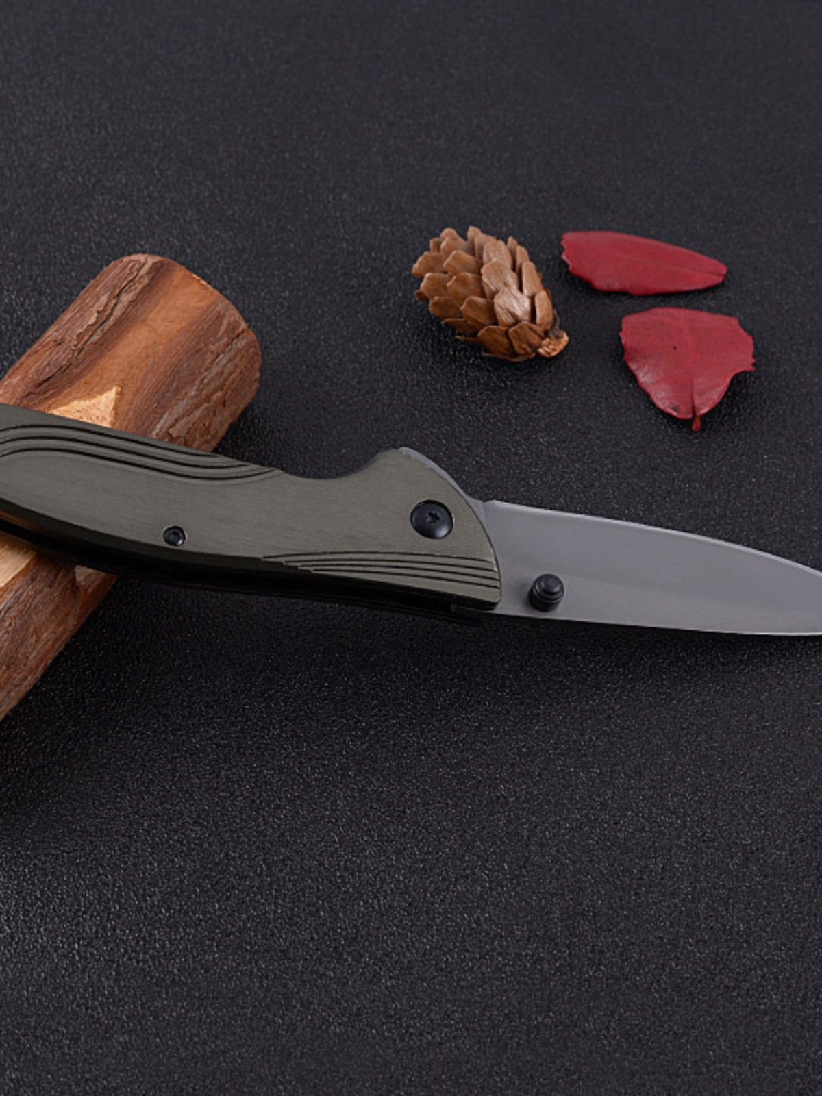 A multi-purpose exterior self-defense knife with a field tactical military knife and a Swiss knife and a Swiss fruit knife