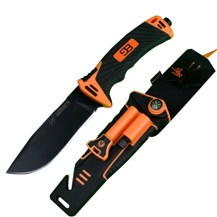 The U.S. Bell Sniper, multi-purpose outdoor knife, with a high-intensity straight knife