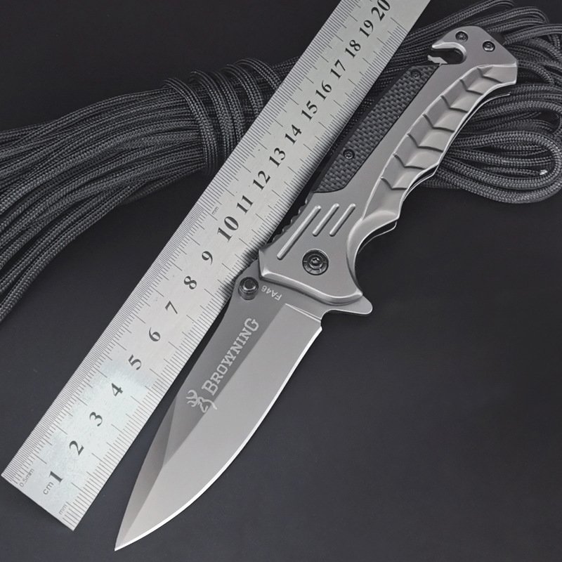 Field multi-purpose survival knife, portable, folded, high-strength imported military engineer than first self-defense knife