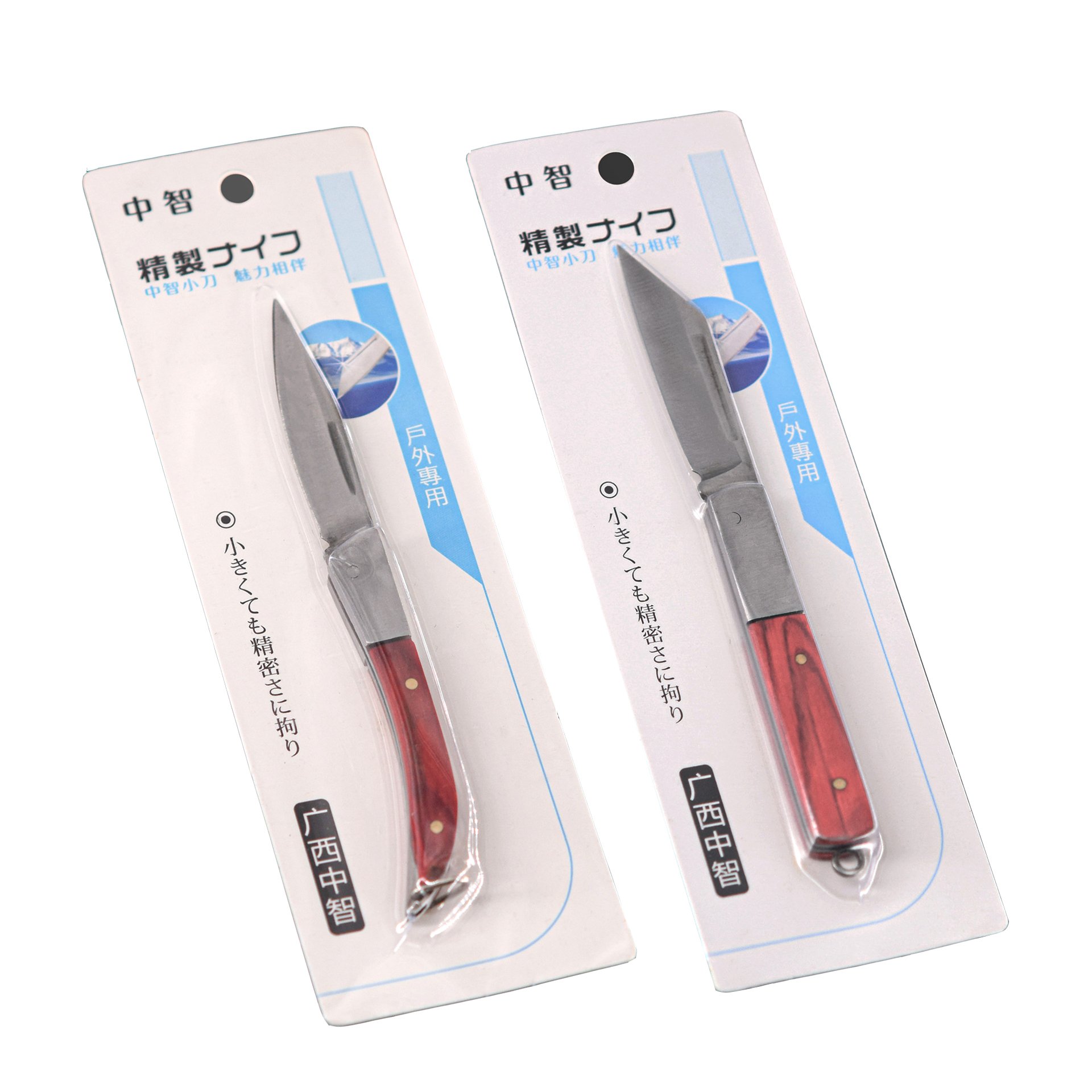 High-quality wood handle folding knife