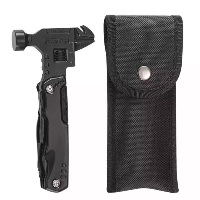 The German multi-purpose wrench hammer plier, folding knife, and the field camping tool