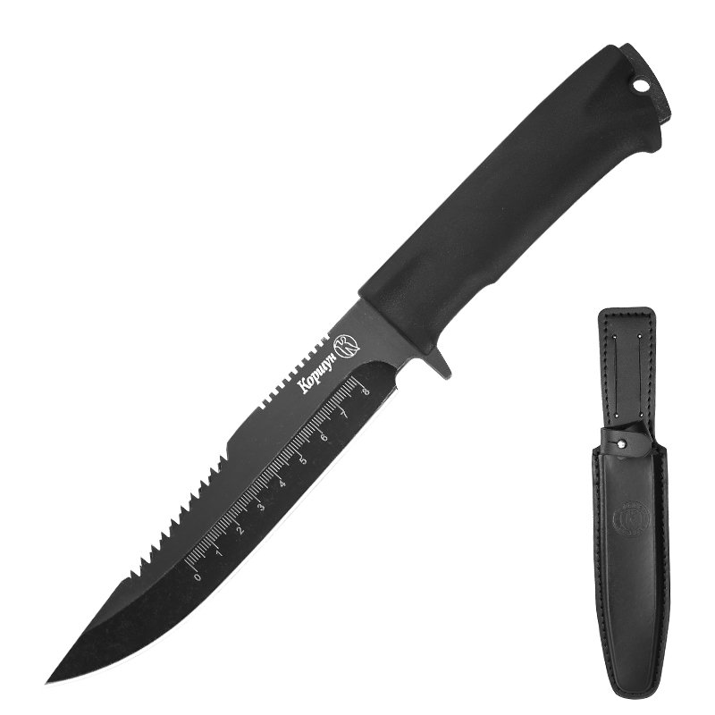 A straight-on-out, multi-purpose, field-scrambling knife and a high-strung fruit knife