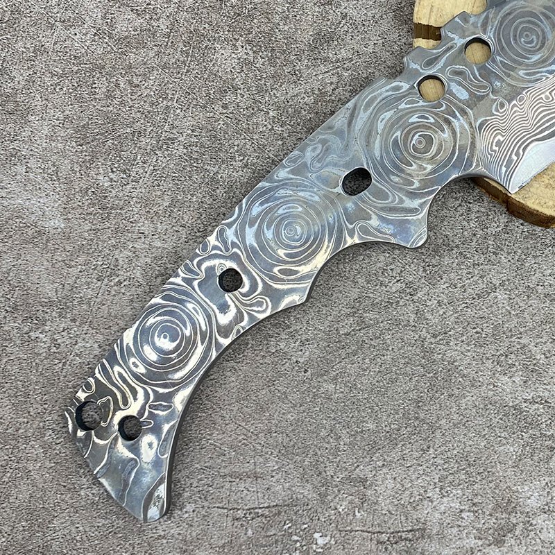 A MULTI-PURPOSE KNIFE FROM DAMASCUS'S STEEL-GRAINED STEEL KNIFE, A HAND-MADE DIY SHARP-CUT KNIFE