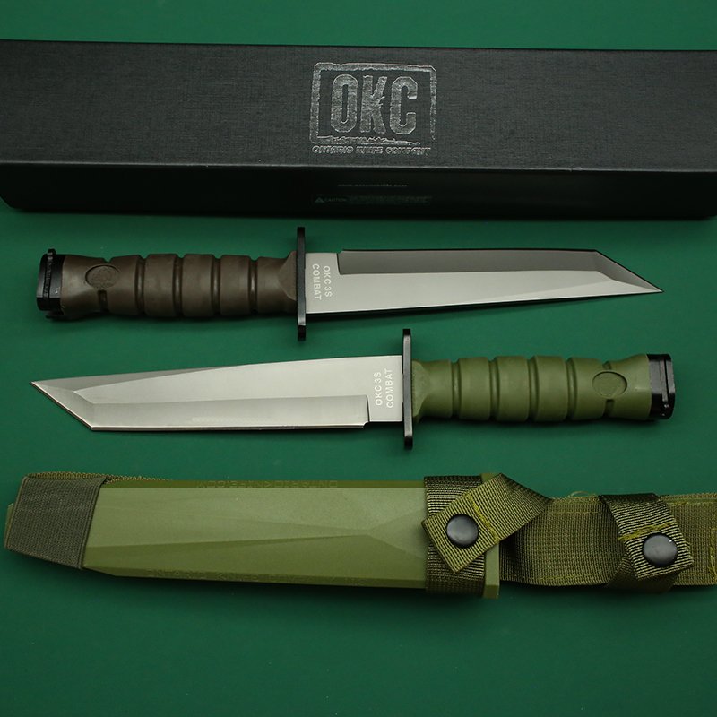 U.S.A. M10 EXTERIOR SHARP-STABBING FIELD RANGER WITH FIELD EXPEDITION SURVIVAL KNIFE