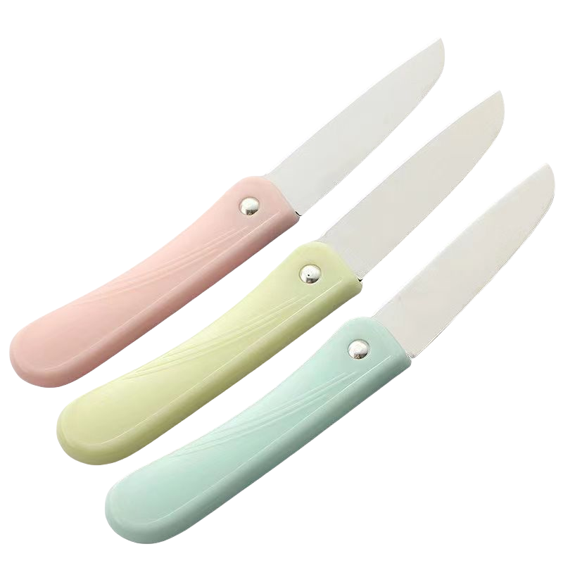 Stainless steel folds fruit knives home-to-home cutter cleaver kitchen to the cleaver students' portable cutter