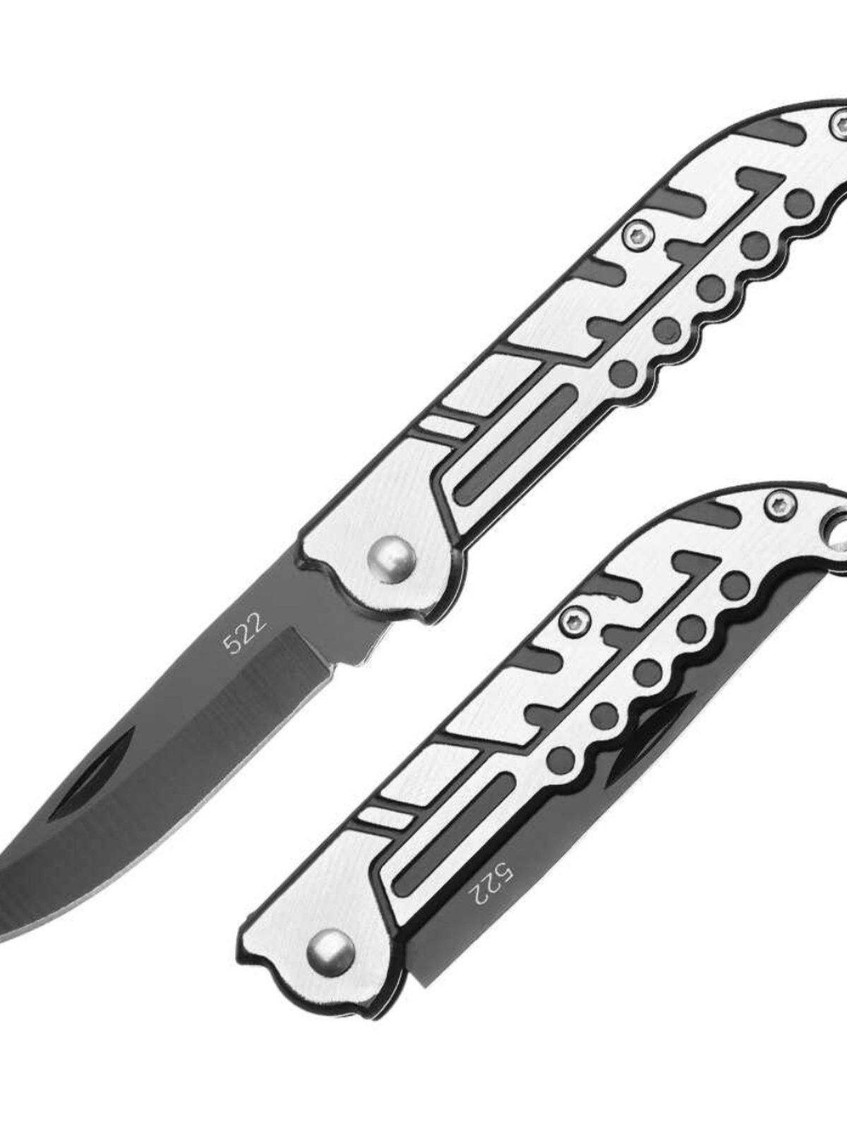 A small knife with a high-strength folding multi-purpose camping and a stainless steel-discretion delivery