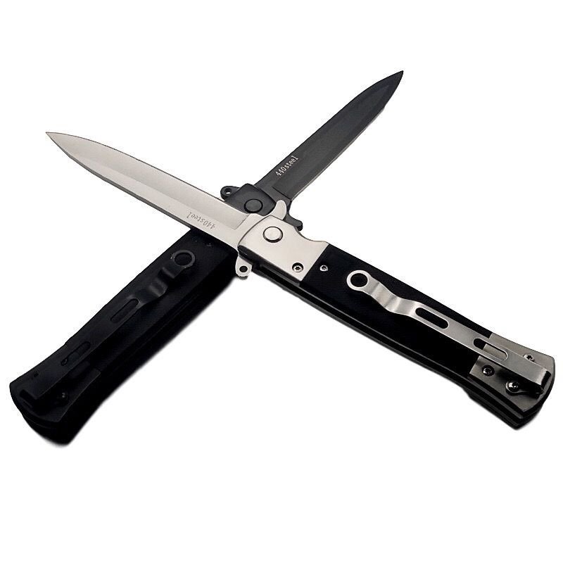browning's little knife folder g10 handlers camping with a fruit knife and a field knife