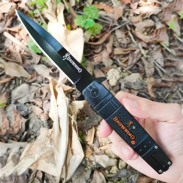 An outdoor knife with a high-strength, sharp-default, multi-purpose folding knife