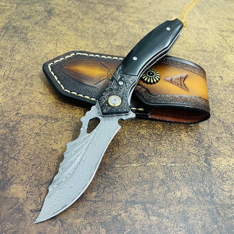 Damascus's high-heavy little knife, and you're camping with a field knife for fruit