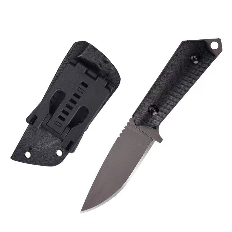 An open camper with a sharp window-breaker and a multi-purpose camper with a defensive knife