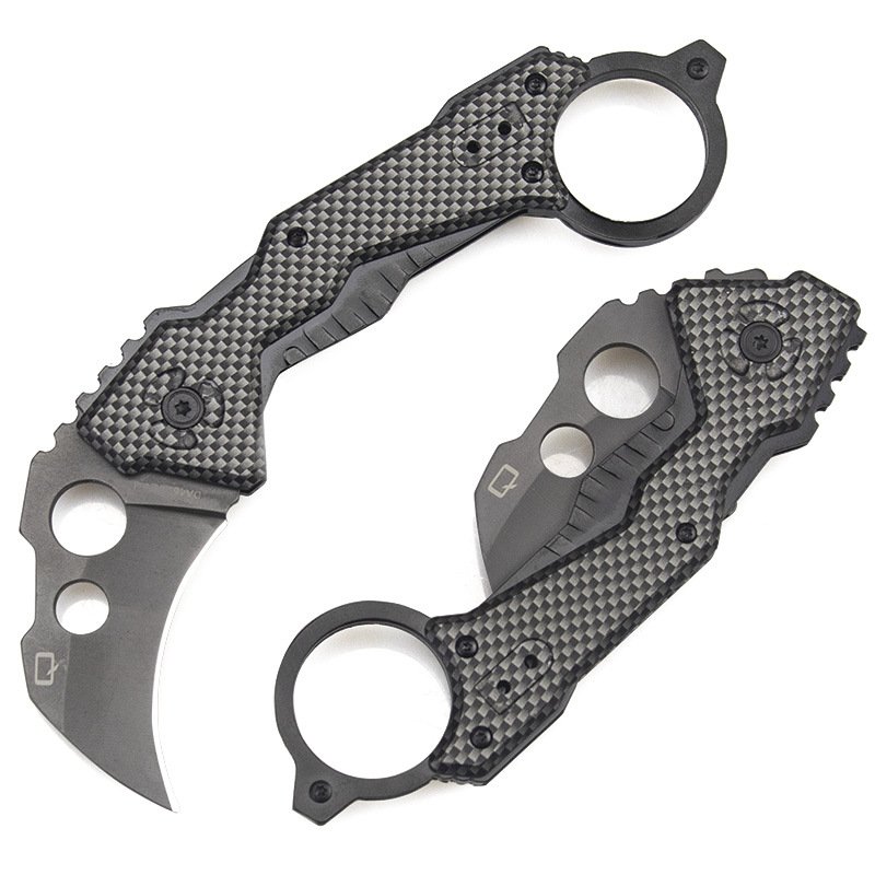 An outdoor knife, a mechanical claw, followed by an outdoor knife to camp for a high hard, multifunctional steel claw folding knife