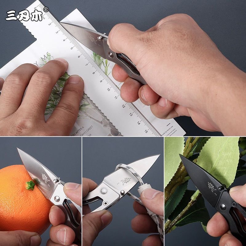 6014 high-strength folding blades with camping knife to unload delivery